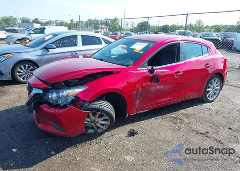 2017 Mazda 3 Touring z USA, uszkodzony, nr VIN 3MZBN1L76HM119055